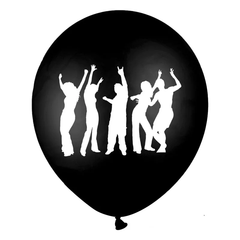 6шт10шт 12-дюймовый красочный латексный воздушный шар с рисунком в стиле хип-хоп, с воздушным шаром, свадьба, День рождения, хип-хоп вечеринка, украшения для душа ребенка 5