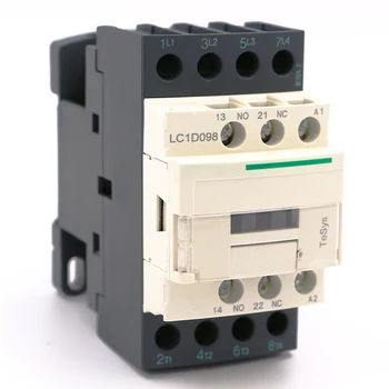 Электрический магнитный контактор переменного тока LC1D098U7 4P 2NO + 2NC LC1-D098U7 20A 240V катушка переменного тока