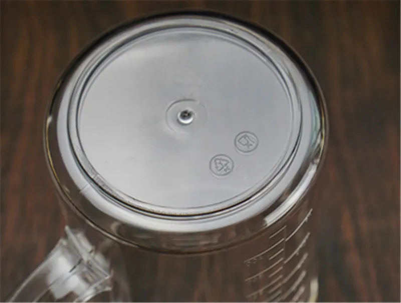 Акриловый пластиковый мерный стаканчик с градуировкой, контейнер для жидкости, инструмент для приготовления силикона из эпоксидной смолы, прозрачный стаканчик для смешивания, мерная ложка 2