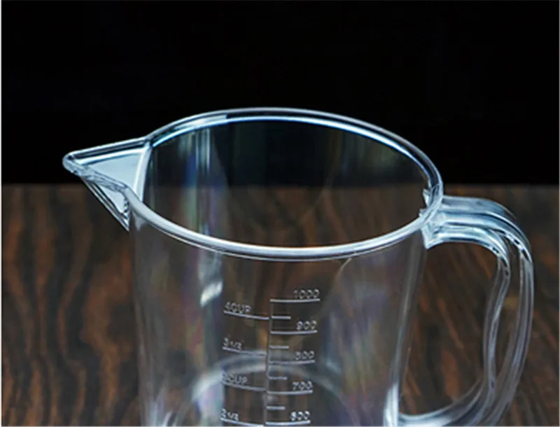 Акриловый пластиковый мерный стаканчик с градуировкой, контейнер для жидкости, инструмент для приготовления силикона из эпоксидной смолы, прозрачный стаканчик для смешивания, мерная ложка 5