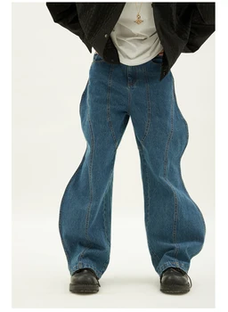 QR40364 Модные мужские джинсы 2023 Подиум Роскошный известный бренд Европейский дизайн стиль вечеринки Мужская одежда