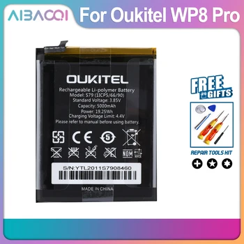 AiBaoQi Совершенно Новый Оригинальный Аккумулятор Oukitel WP8 Pro Большой Емкости 5000 мАч Резервная Замена Аккумулятора Для Смартфона Oukitel S79