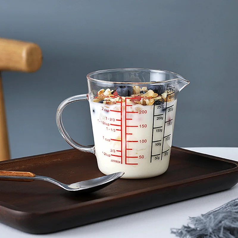 Стеклянный мерный стакан объемом 250 мл, молочник, Термостойкий стеклянный стакан, мерный кувшин, сливочник, весы, чашка для чая, кофе, микроволновая печь безопасна 2