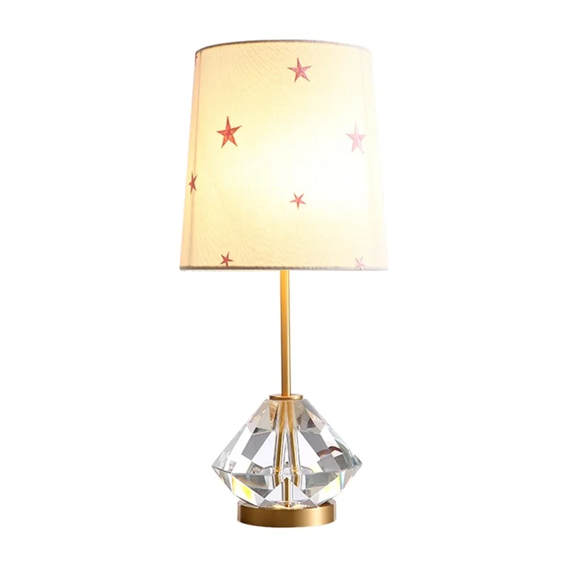 Настольная лампа SOFITY из латуни, современный Креативный Хрустальный Светодиодный настольный светильник, украшение для домашней спальни 3