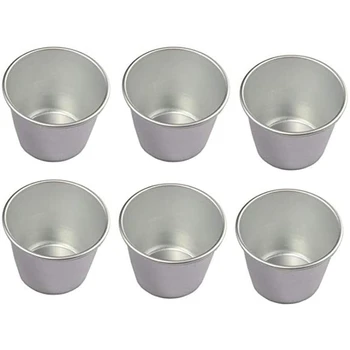 6 Шт. Антипригарные индивидуальные стаканы для выпечки, чашки для расплавленного шоколада, пудинга, форма для малины