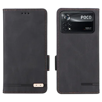 Новый Стиль Mi Poco M5S M5 S Case Ретро Магнитный Кошелек-Книжка С Подставкой Кожаный Чехол Funda Для Xiaomi Poco C40 F4 GT X4 M4 X3 NFC M3 Pro Cov