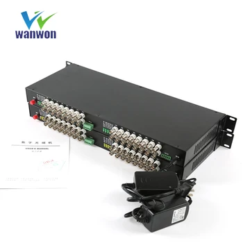 32-Канальный видеоданный волоконно-оптический преобразователь Передатчик Приемник CCTV