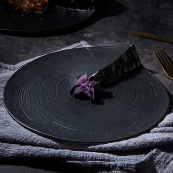 Японская посуда керамическая тарелка высококачественная характеристика отеля, западного ресторана, тарелка для стейка