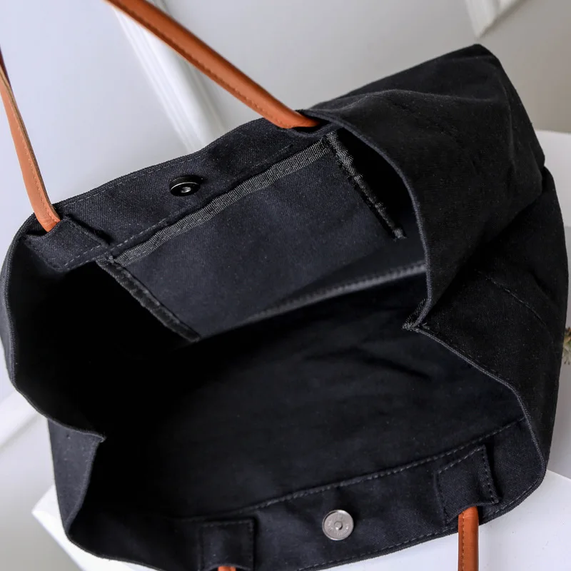Женская холщовая сумка-тоут, дорожная походная сумка, сумка через плечо, пляжная сумка, профессиональная рабочая сумка с принтом, сумка для покупок, прямая поставка 4