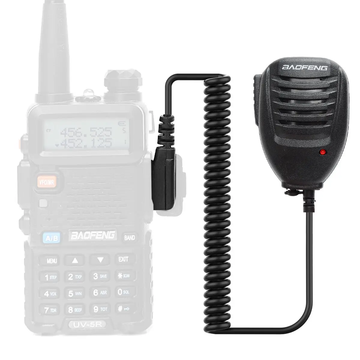 Микрофон Baofeng Walkie Talkie Динамик Mic PTT для Портативной Ветчины Двухстороннее Радио BF888S UV-13 pro UV-5R UV-10R UV16pro UV-S9 PLUS 5