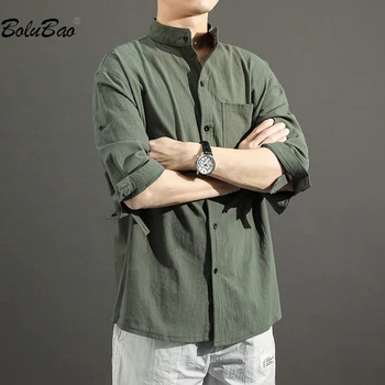 Мужская повседневная рубашка FGKKS 2023, уличный Тонкий трендовый топ из чистого хлопка, высококачественный дизайн, хит продаж, уличная одежда, повседневная рубашка для мужчин