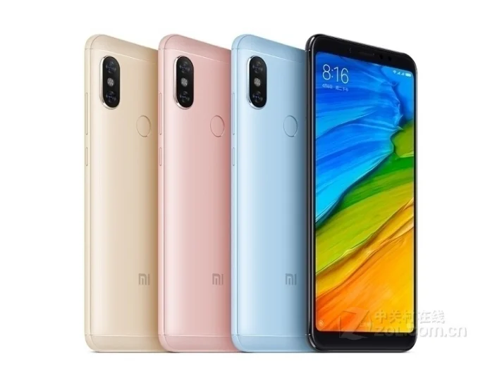 Смартфон Xiaomi Redmi Note 5 сотовый телефон Snapdragon 636 2160*1080 5.99 HD-экран, двойная камера 13 МП + 5 Мп (случайный цвет) 3
