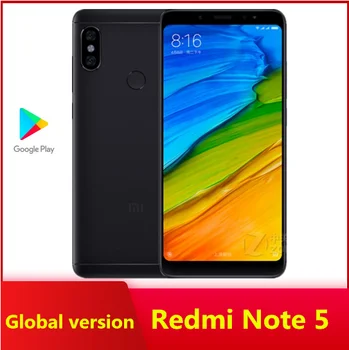 Смартфон Xiaomi Redmi Note 5 сотовый телефон Snapdragon 636 2160*1080 5.99 HD-экран, двойная камера 13 МП + 5 Мп (случайный цвет)