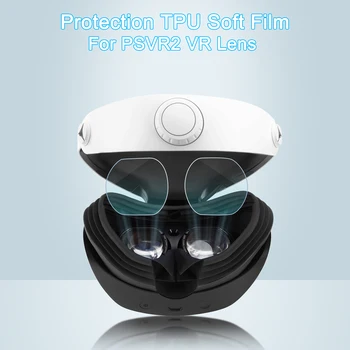 Комплекты Защитных Пленок для HD-объективов для VR-очков PSVR2 С защитой от царапин Для Защиты VR-Объективов TPU Мягкая Пленка для Аксессуаров PlayStation VR2