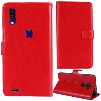 Для BLU Vivo X6 Case 6,1-дюймовый роскошный кожаный чехол-бумажник с откидной крышкой, держатель для телефона, чехол для BLU Vivo X6 Coque