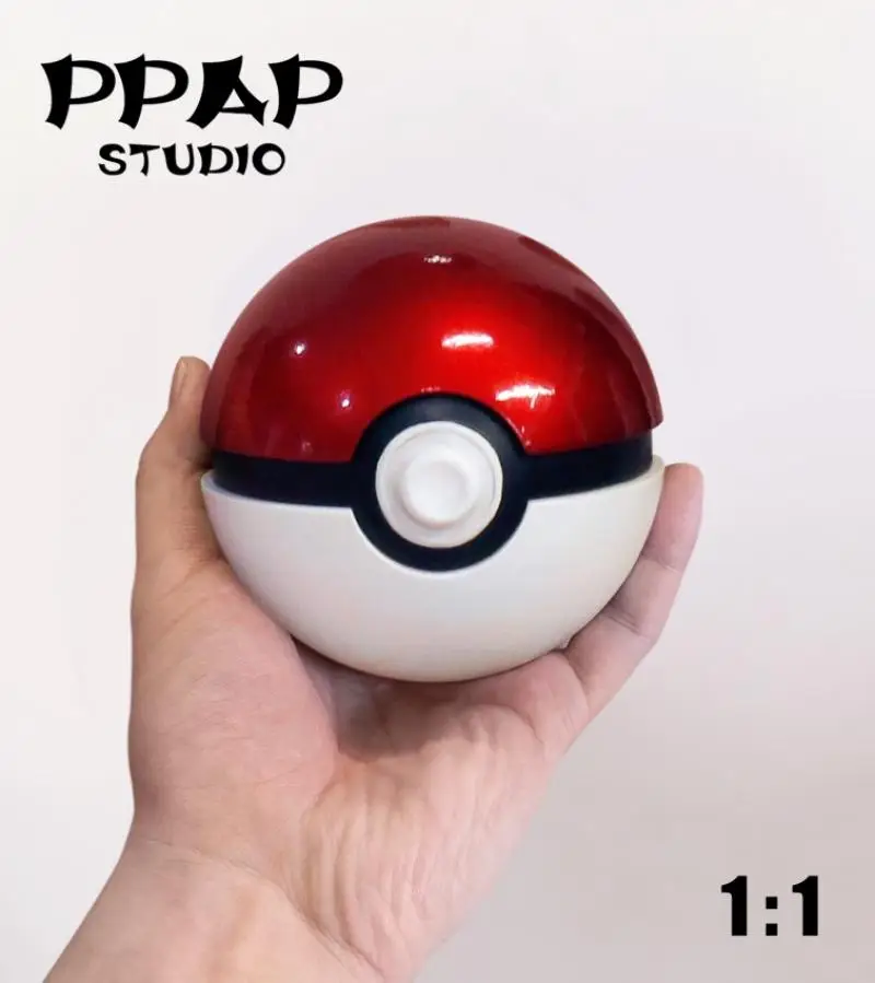 Pokemon Ppap Studio Периферийная Серия 1/1 Pokeball Пикачу Генгар Снорлакс Pokeball Фигурка Украшения Коллекционная Модель Игрушки 2