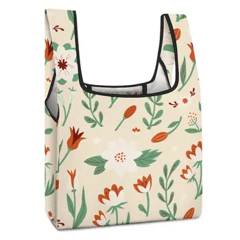 Складная сумка для покупок, многоразовые сумки для хранения, модная сумка для покупок в супермаркете, настройте свои фотографии