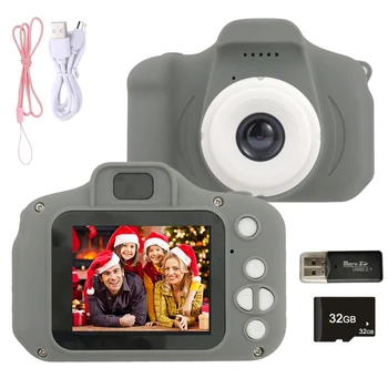 Игрушечные камеры для детей с экраном 1080P HD 2 дюйма Электрические игрушки для маленьких детей, обучающие мини-камеры для фотографий младенцев ниньо