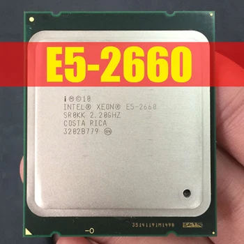 Xeon E5 2660 Процессор C2 20M Кэш 2,2 ГГц 8,00 Гц/с LGA 2011 Процессор e5-2660 X79 DDR3 D3 Материнская плата Платформа Для комплекта Intel xeon