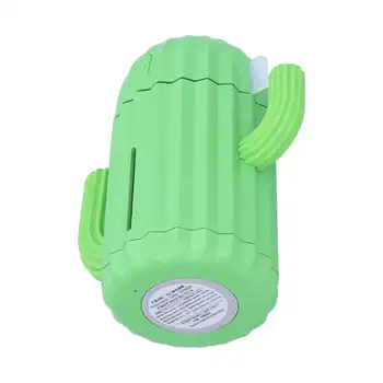  Очиститель Домашний Очиститель Зеленый Мини-увлажнитель со светодиодной подсветкой Настольный увлажнитель воздуха с питанием от USB для дома Ионизатор для гостиной