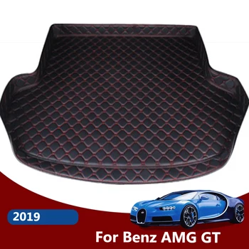Изготовленный на заказ коврик в багажник автомобиля с высокой стороны для Benz AMG GT 2019, ковер для грузового лайнера, аксессуары для интерьера, водонепроницаемый чехол