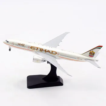 Отлитая под давлением Модель самолета JC Wings в масштабе 1:400 Atihad Aviation B777-200LR A6-LRB Gift Skin Display Подарочная коллекция