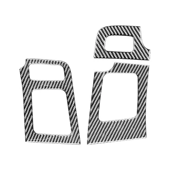 Для Prius 2009-2015, Боковая Отделка крышки розетки кондиционера из углеродного волокна, Аксессуары для внутренних Наклеек