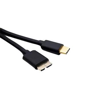10x Позолоченный разъем USB 3.1 Type C к разъему USB 3.0 Micro B Корпус жесткого диска Кабель для быстрой синхронизации данных 0,5 м/1 м/1,8 м