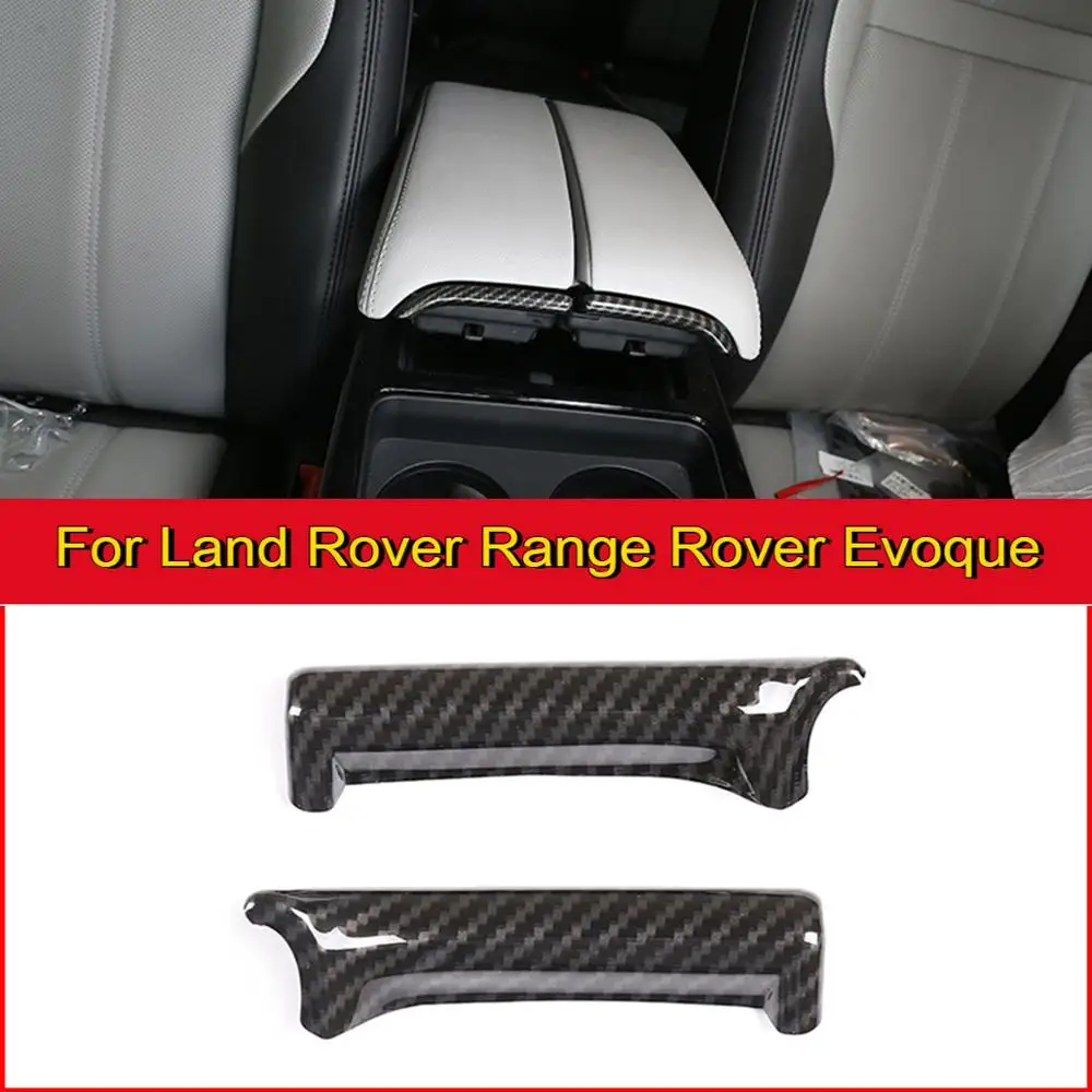 Для Land Rover Range Rover Evoque L551 2019-2020, АБС-пластик, Карбоновое волокно, подлокотник, коробка, переключатель, планка, отделка салона, автомобильные аксессуары 0