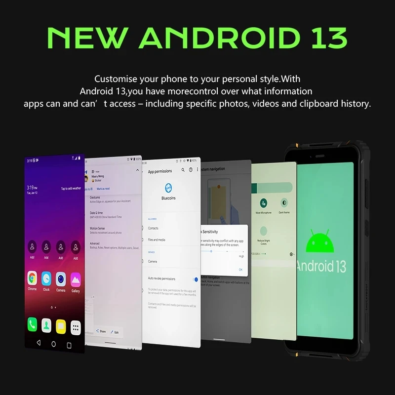 T5 Max HOTWAV 4G Прочный Мобильный Телефон Android 13 MTK6761 OS NFC Аккумулятор 6050 мАч 4 ГБ 64 ГБ 6,0-дюймовый Экран С Тремя Защитами Телефона 3