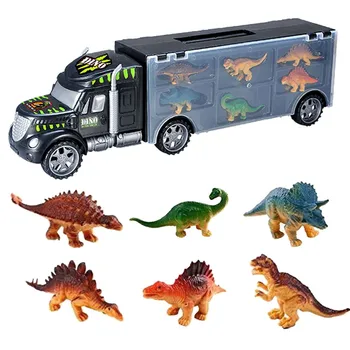 Игрушечные динозавры-машинки, грузовик-перевозчик динозавров, игрушка Indominus Rex, динозавры из Мира Юрского периода, игрушки, Рождественские подарки для детей